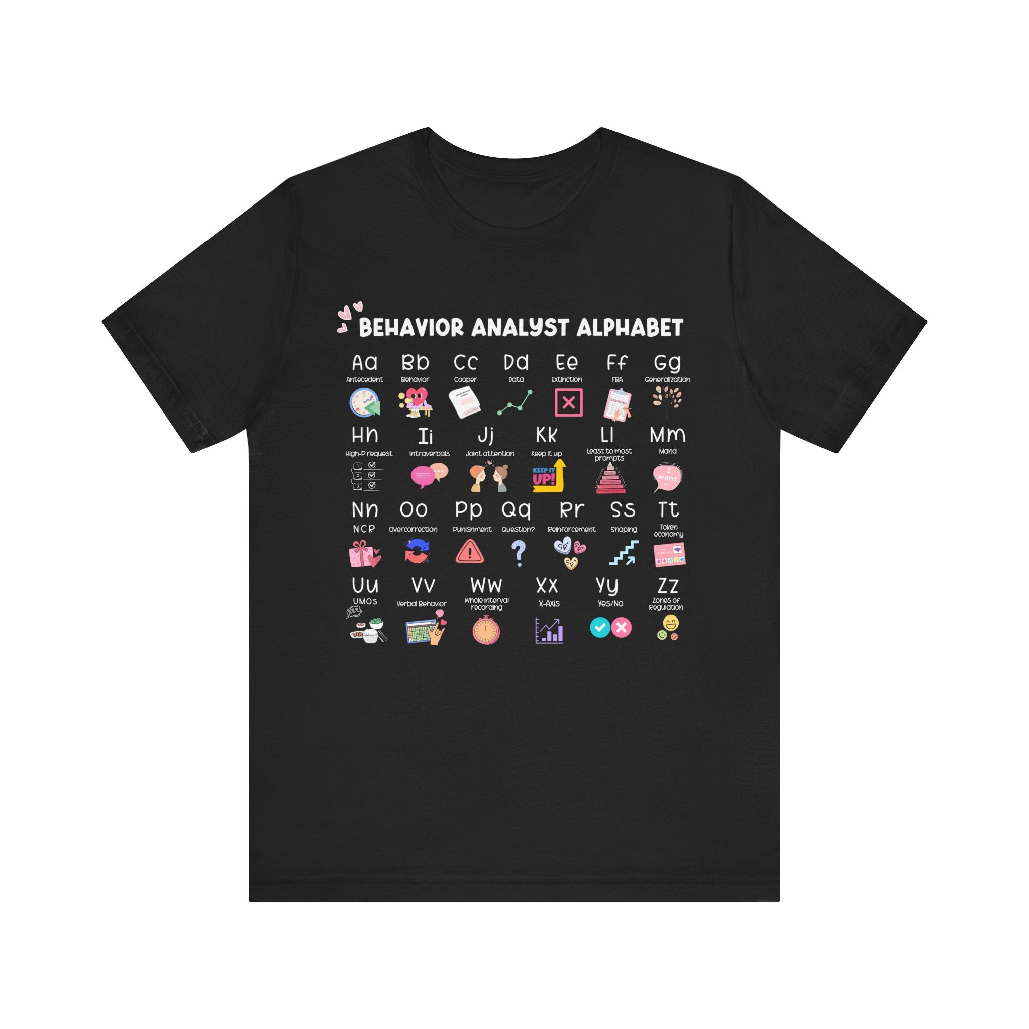 Behavior Analyst Alphabet Tee – T-Shirt for BCBAs