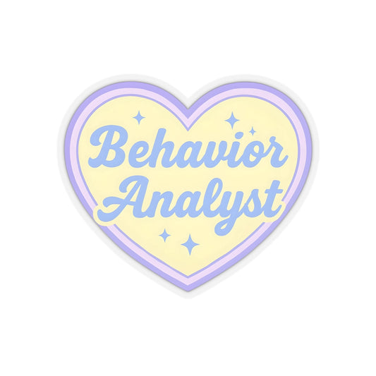 Behavior Analyst Heart Sticker | Cute ABA Sticker