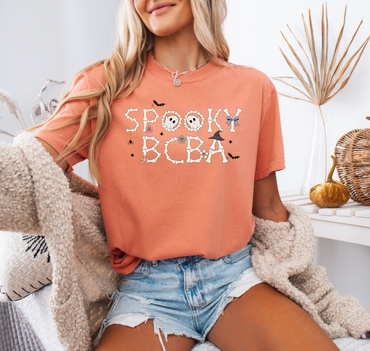 Spooky BCBA Comfort Colors Tee | Halloween ABA Shirt