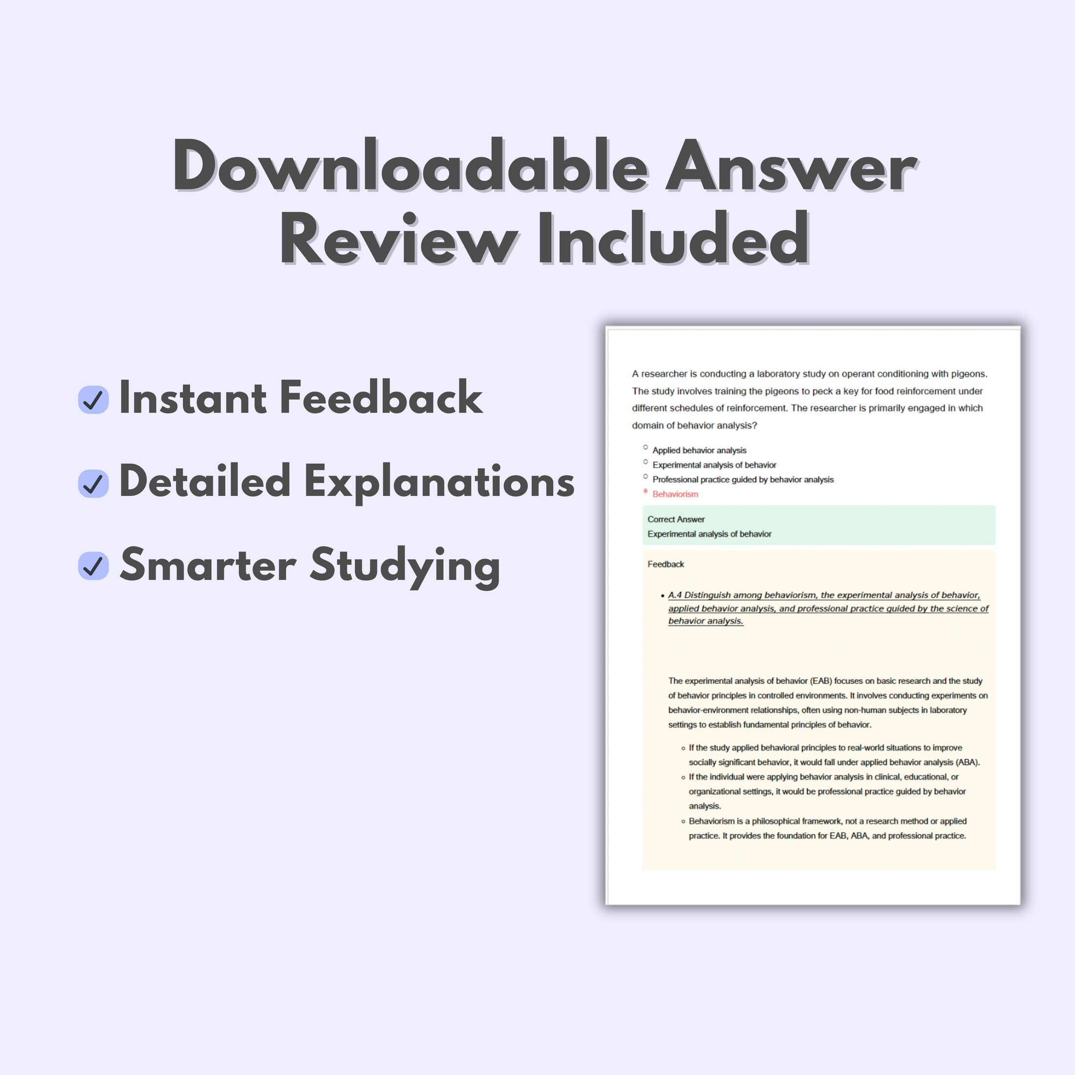 BCBA® Mock Exam Bundle — 2 Full-Length Practice Tests