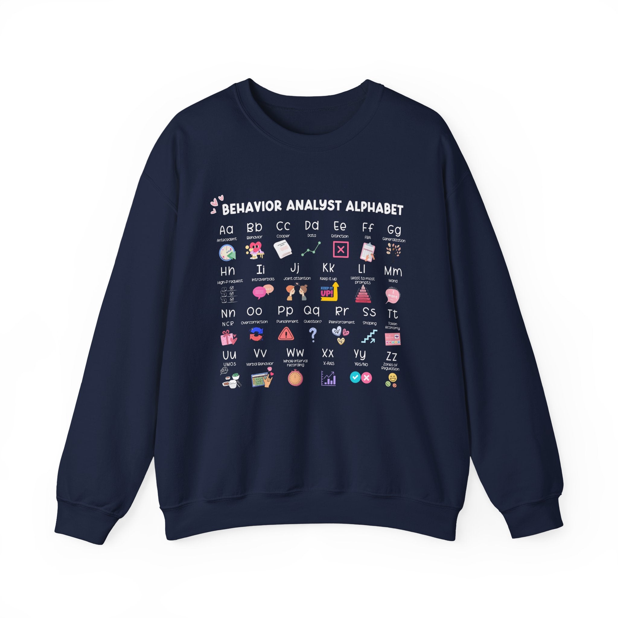 Behavior Analyst Alphabet Crewneck | ABA Sweatshirt
