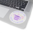 Load image into Gallery viewer, Running on Data & Lattes Sticker | ABA ∫ Sticker
