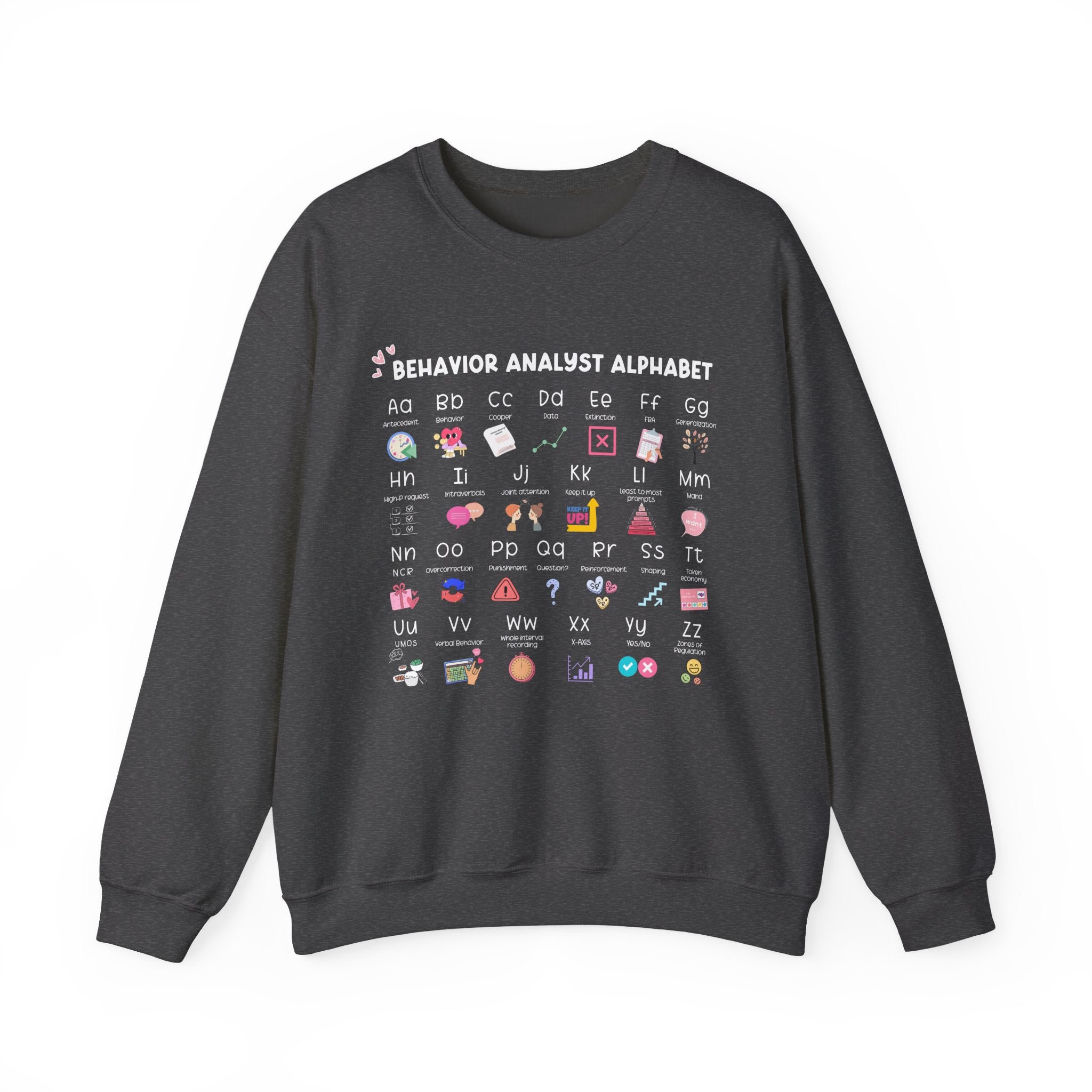Behavior Analyst Alphabet Crewneck | ABA Sweatshirt