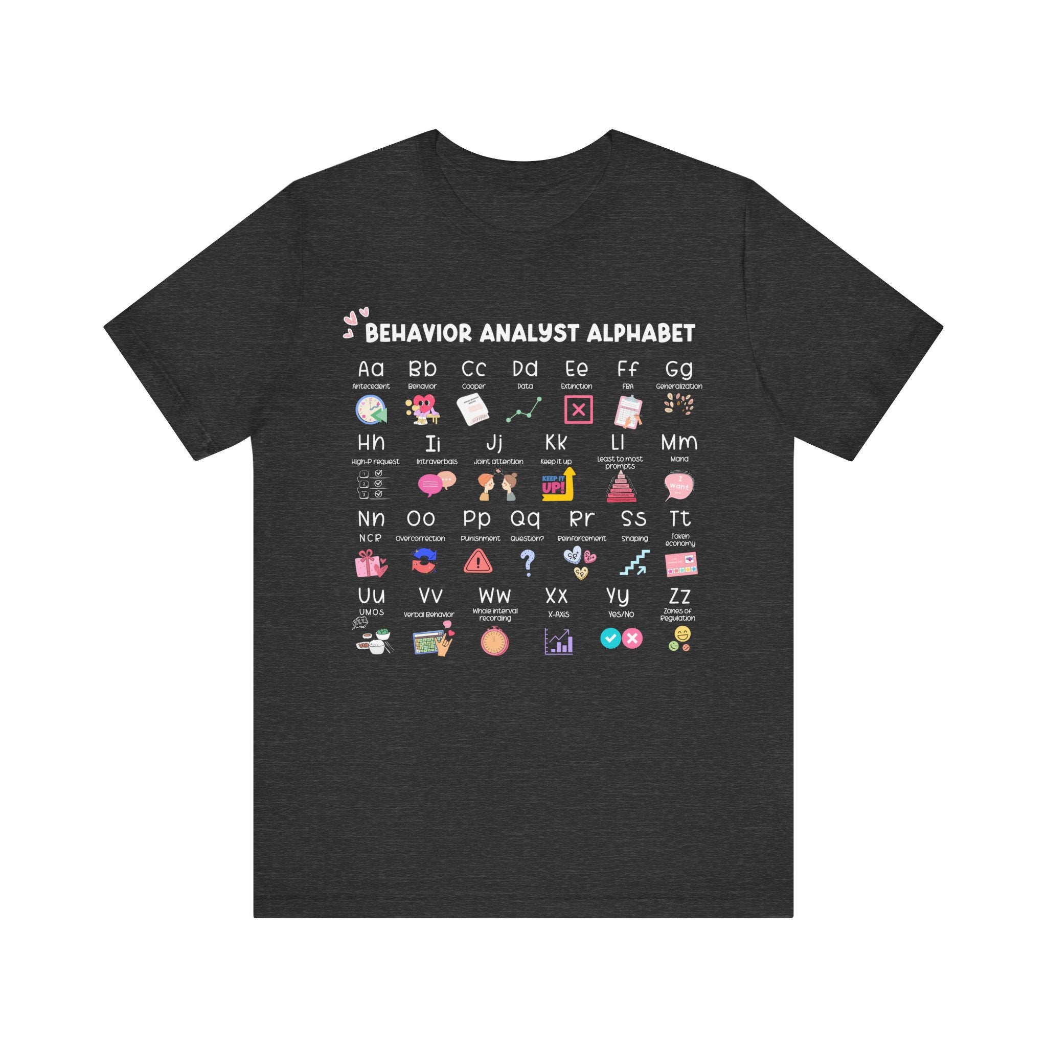 Behavior Analyst Alphabet Tee – T-Shirt for BCBAs